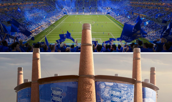 KOMICZNA WIZUALIZACJA nowego stadionu Birmingham xD